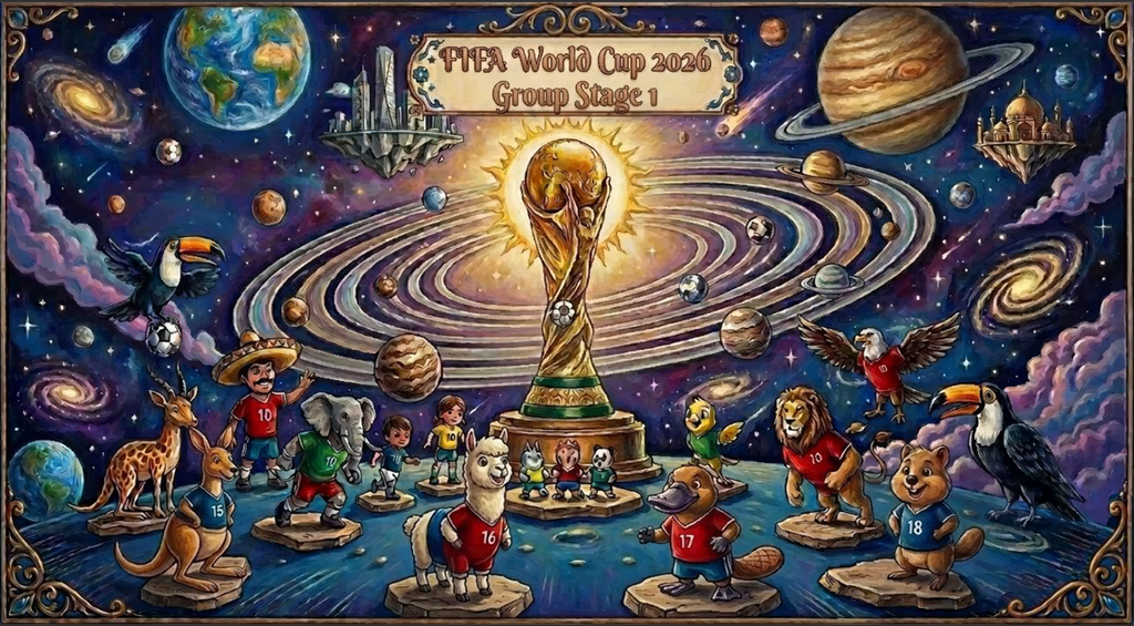 2026 World Cup Group stage 1 coloring book